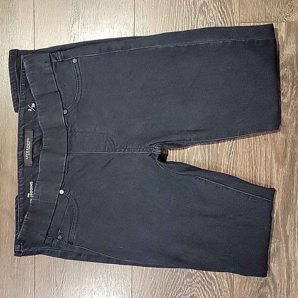 LIVERPOOL JEANS COMPANY PULL ON DENIM SKINNY LEGGING JEANS, 2 (26)